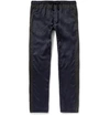 DRIES VAN NOTEN Piers Slim-Fit Satin and Cotton-Canvas Trousers