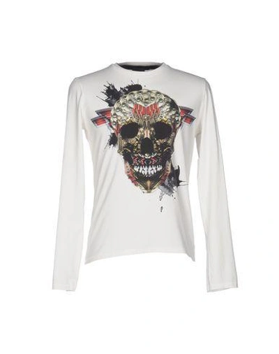 Shop Just Cavalli T-shirt In Ivory
