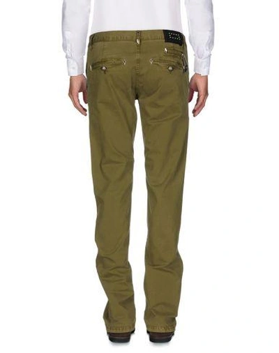 Shop Philipp Plein Casual Pants In Military Green