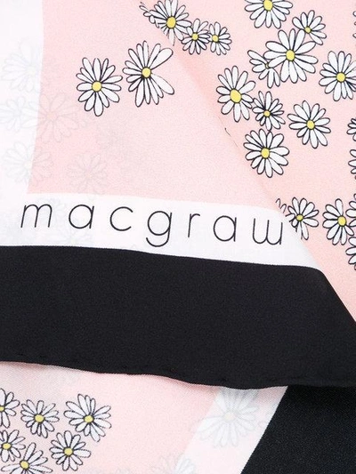 Shop Macgraw Printed Neck Tie In Pink