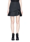 ALEXANDER WANG Ball chain trim peplum skirt