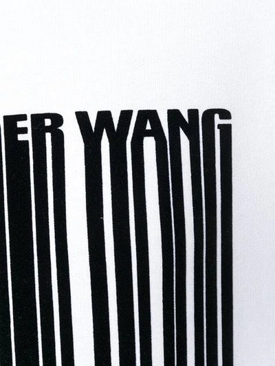 Shop Alexander Wang Barcode Logo Sweatshirt - Black