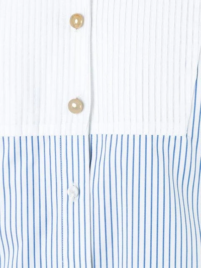 Shop Macgraw High Neck Striped Shirt - Blue
