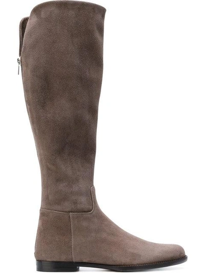 Shop Unützer Fitted Boots In Brown