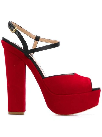 Shop Dsquared2 Ziggy Sandals In Red
