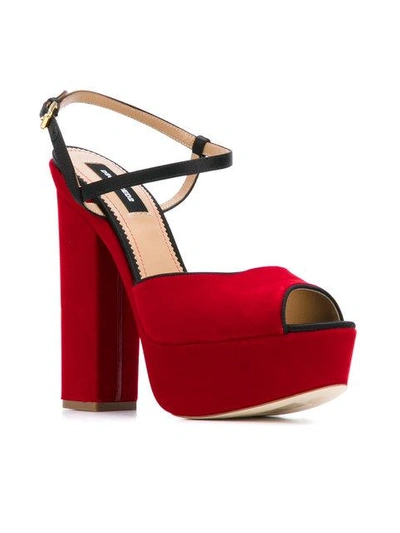Shop Dsquared2 Ziggy Sandals In Red