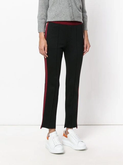 Shop Helmut Lang Side Stripe Track Pants