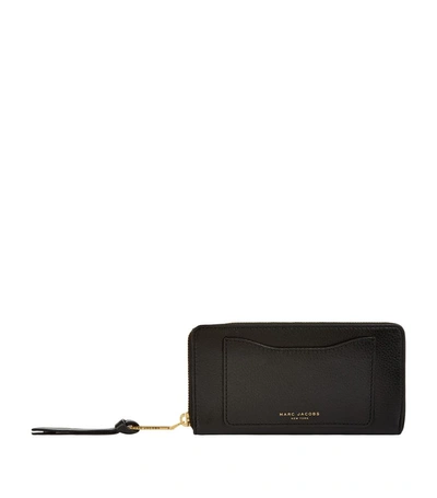 Shop Marc Jacobs Recruit Zip-around Wallet In Black