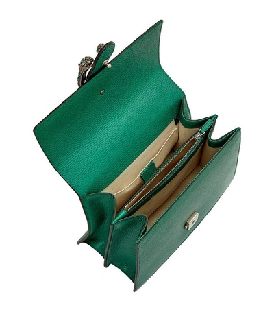 Shop Gucci Small Dionysus Bamboo Top Handle Bag In 8979 Green