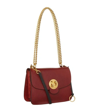 Shop Chloé Small Mily Shoulder Bag In Sienna Red