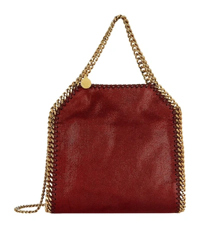 Shop Stella Mccartney Mini Falabella Tote Bag In Red