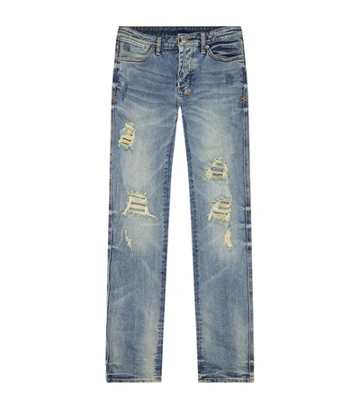 Shop Ksubi Van Winkle Dynamite Skinny Jeans In Blue