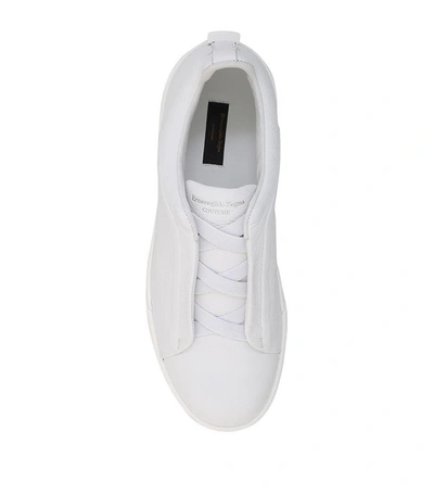Shop Ermenegildo Zegna Xxx Elastic Sneakers In White