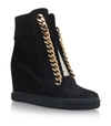 CASADEI Chain Trimmed Wedge Sneakers