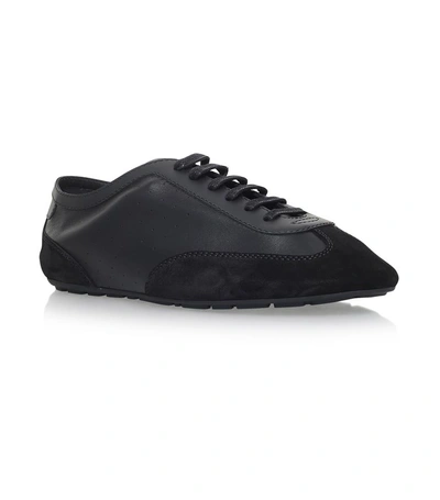 Shop Saint Laurent Lou Low-top Sneakers In Black