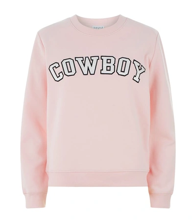 Shop Claudie Pierlot Cowboy Sweatshirt In Pink