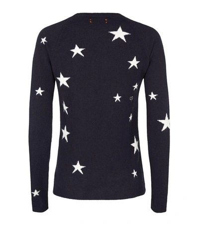 Shop Chinti & Parker All-over Star Cashmere Sweater In Multi