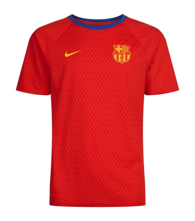 Nike F.c. Barcelona T-shirt In Red