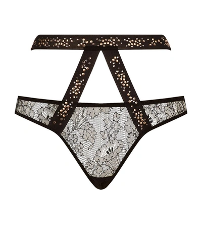 Agent Provocateur Montinah Embellished Thong