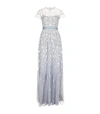 NEEDLE & THREAD Tulle Meadow Embroidered Gown