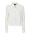 THEORY Daryette Crepe Bomber Jacket