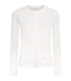 ALICE AND OLIVIA Ruthy Lace Detail Cardigan