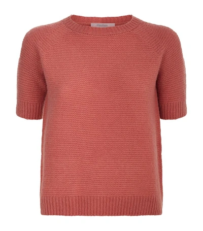 Shop Max Mara Alaska Cashmere-silk Sweater In Pink