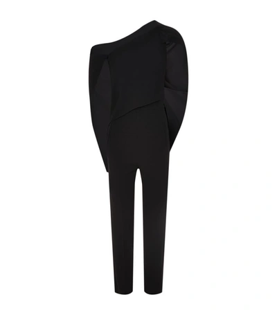 Shop Roland Mouret Carlton Asymmetric Jumpsuit In Black