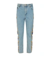 SANDRO Flame Embroidered Jeans