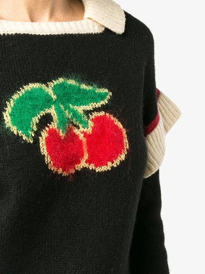 Shop Philosophy Di Lorenzo Serafini Cherry Knitted Jumper