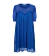 SANDRO Lace Pleat Dress