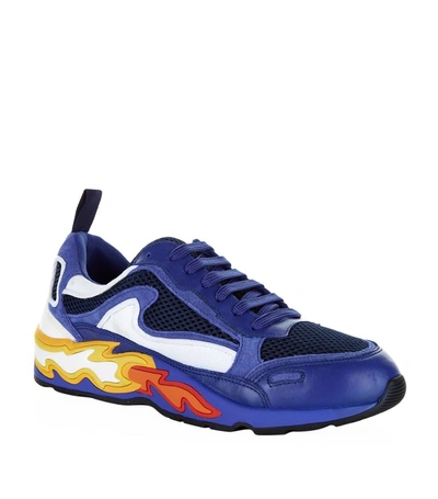Sandro Flame Trainers In Blue