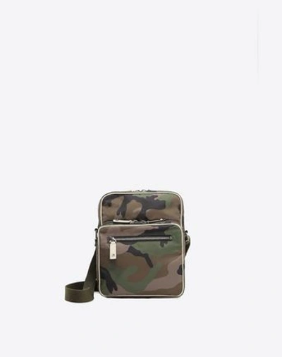 Valentino Garavani Camouflage Cross Body Bag In Military Green