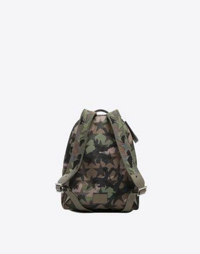 Shop Valentino Camustars Backpack In Military Green