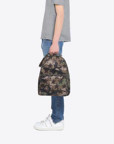 Shop Valentino Camustars Backpack In Military Green