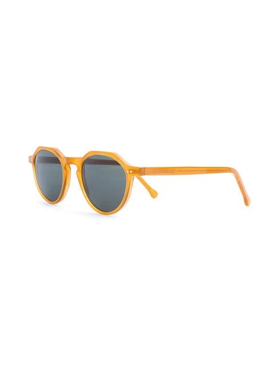 Shop Lesca Round Frame Sunglasses