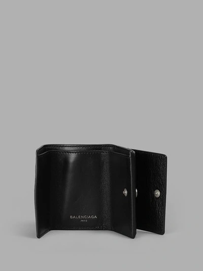 Shop Balenciaga Black Classic Mini Wallet