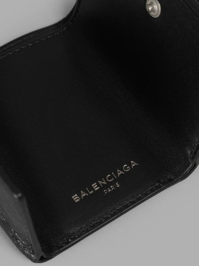 Shop Balenciaga Black Classic Mini Wallet