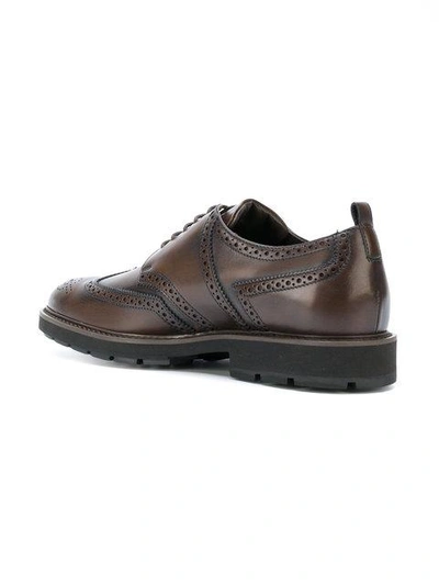 Shop Tod's Brogue Shoes - Brown