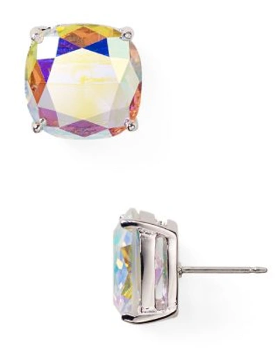 Shop Kate Spade New York Small Square Stud Earrings In Aurelea Borealis