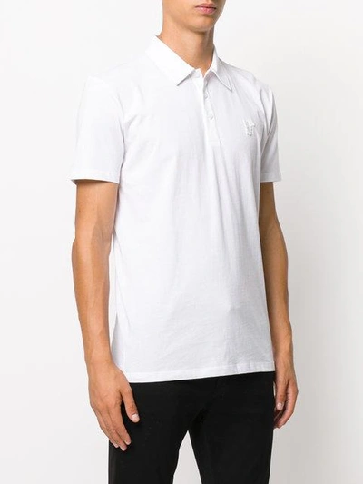 Shop Versace Medusa Patch Polo Shirt