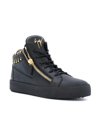 Shop Giuseppe Zanotti Pierced Sneakers