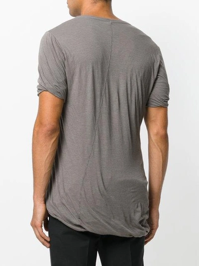 Shop Rick Owens Long-length T-shirt