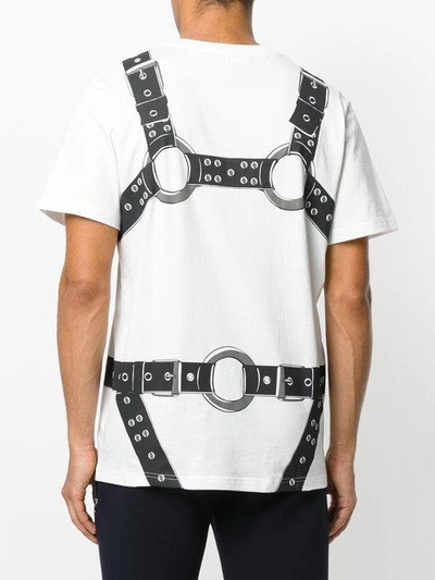 logo and harness print T-shirt