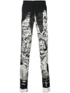 ALEXANDER MCQUEEN PRINTED TAILORED TROUSERS,463978QJW0212187925