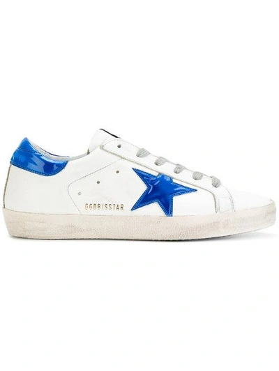 Shop Golden Goose Super Star Sneakers In White