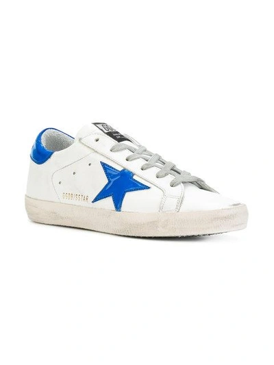 Shop Golden Goose Super Star Sneakers In White