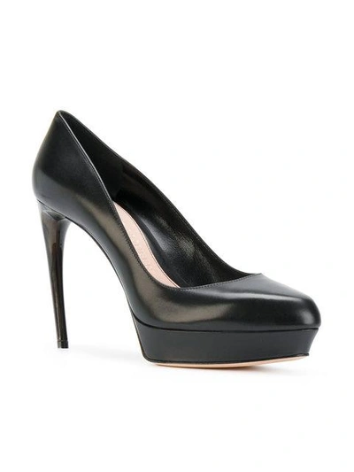 Shop Alexander Mcqueen Platform Pumps In Black