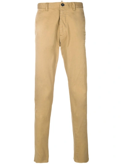 Shop Dsquared2 Slim-fit Trousers - Neutrals