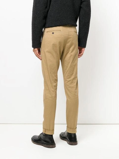 Shop Dsquared2 Slim-fit Trousers - Neutrals